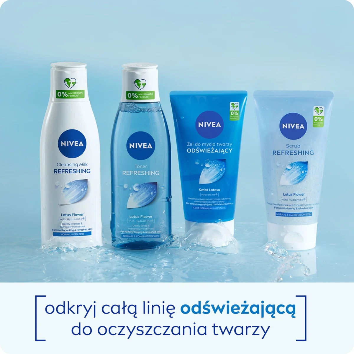 Nivea żel do mycia twarzy odświeżający, 150 ml