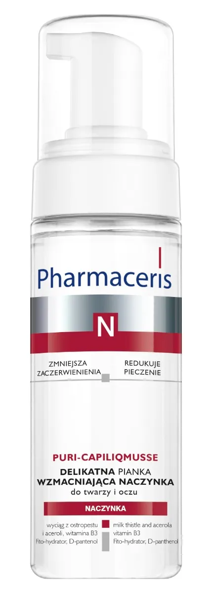 Pharmaceris N Puri-Capiliqmusse delikatna pianka wzmacniająca naczynka 150 ml 