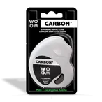 Woom Carbon+, pęczniejaca nić dentystyczna z węglem, 30 m
