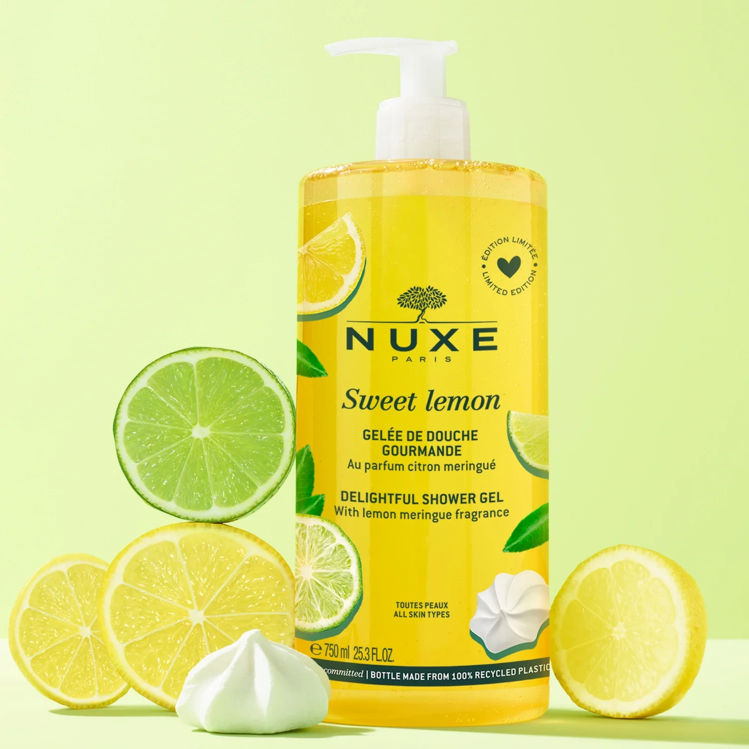 Nuxe Sweet Lemon żel pod prysznic, 750 ml