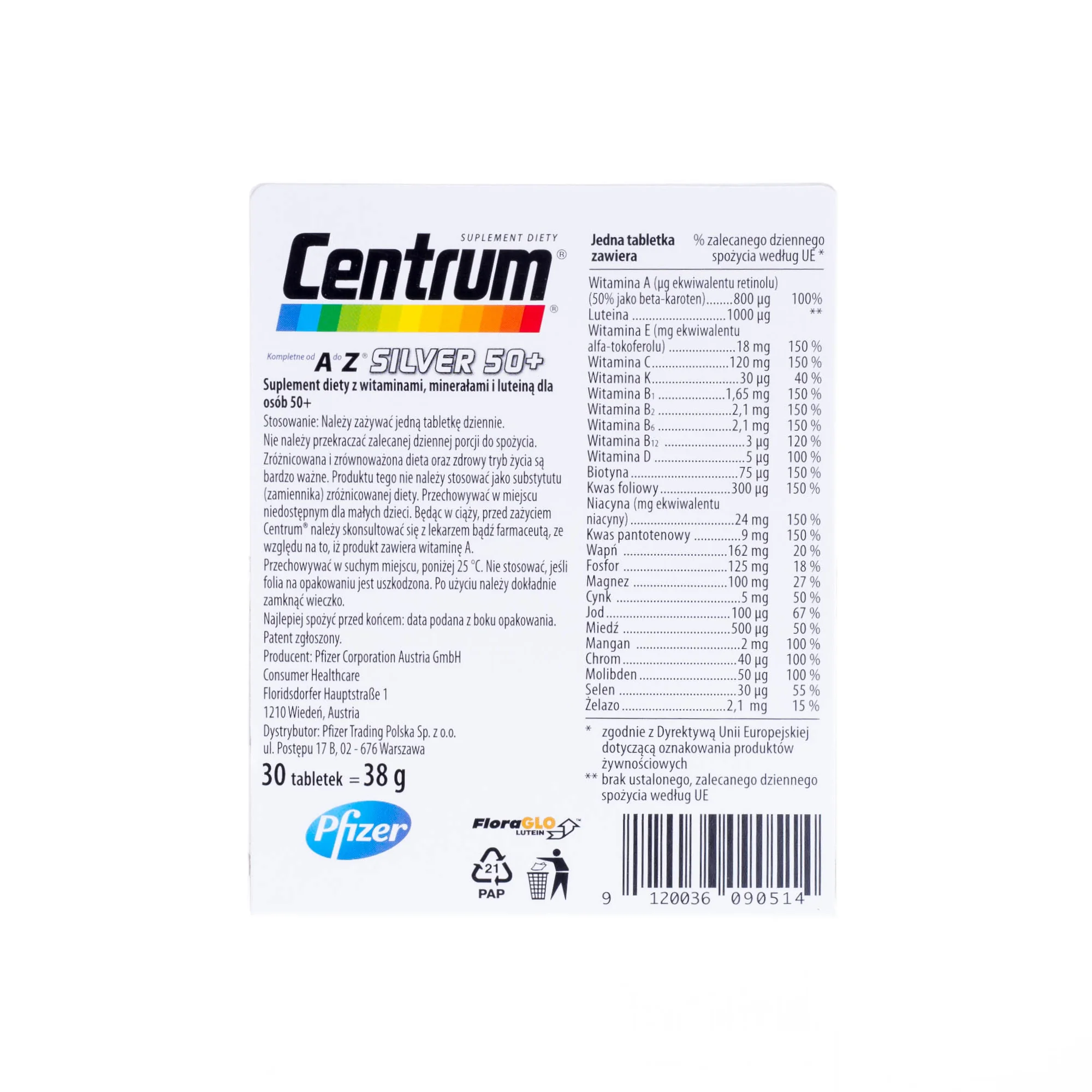 Centrum Silver 50+, 30 tabletek 