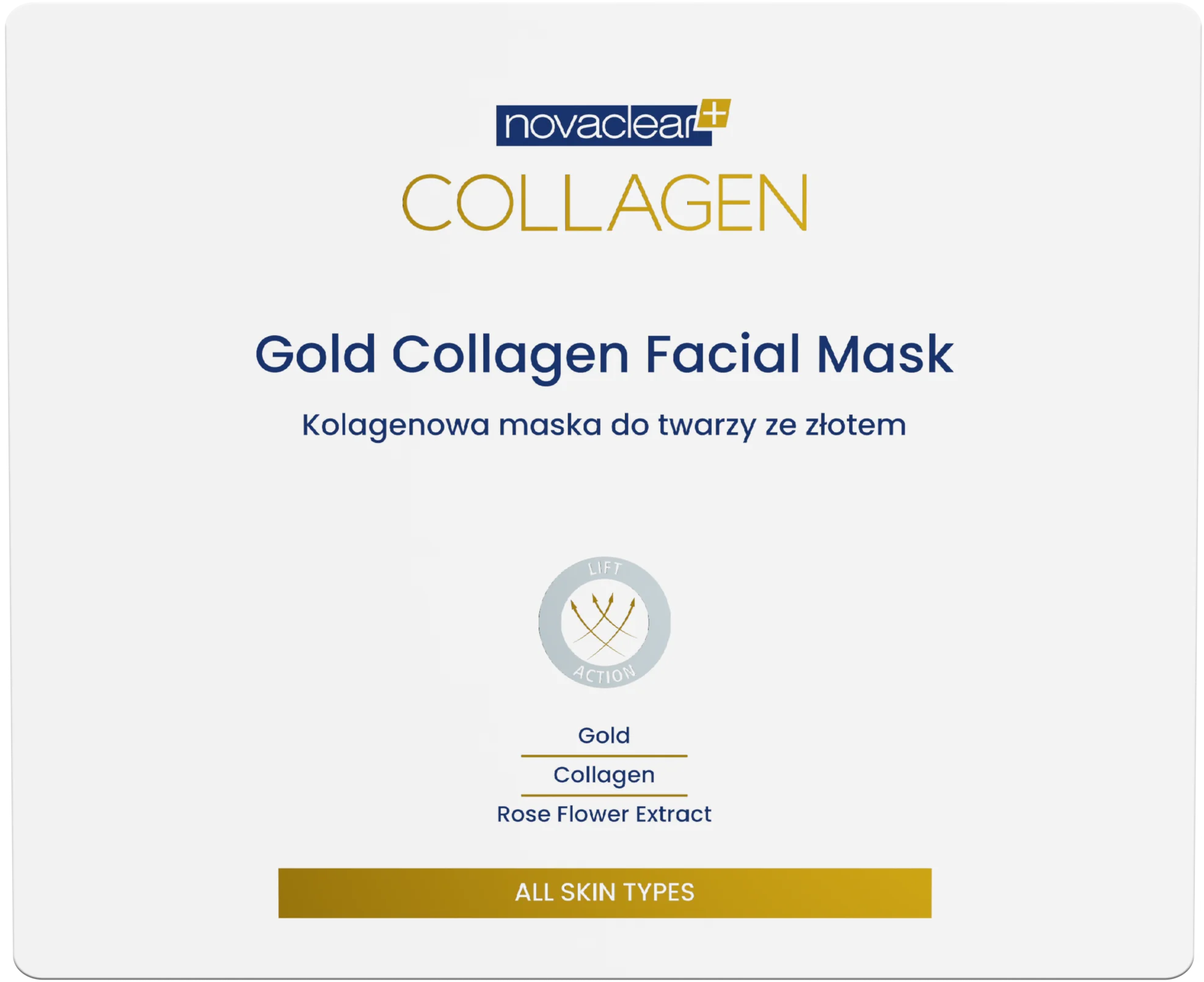 Novaclear Collagen kolagenowa maska do twarzy, 1 sztuka