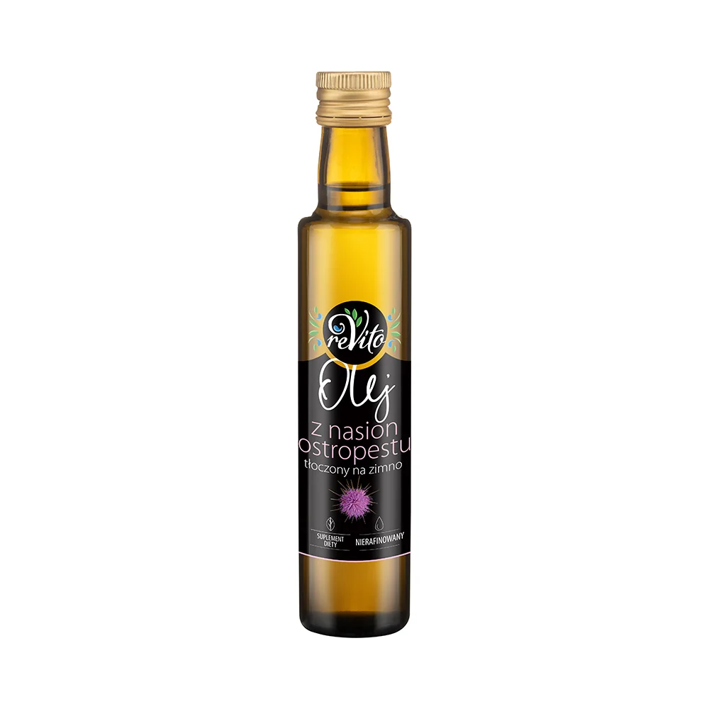 ReVito olej z ostropestu tłoczony na zimno, 250 ml