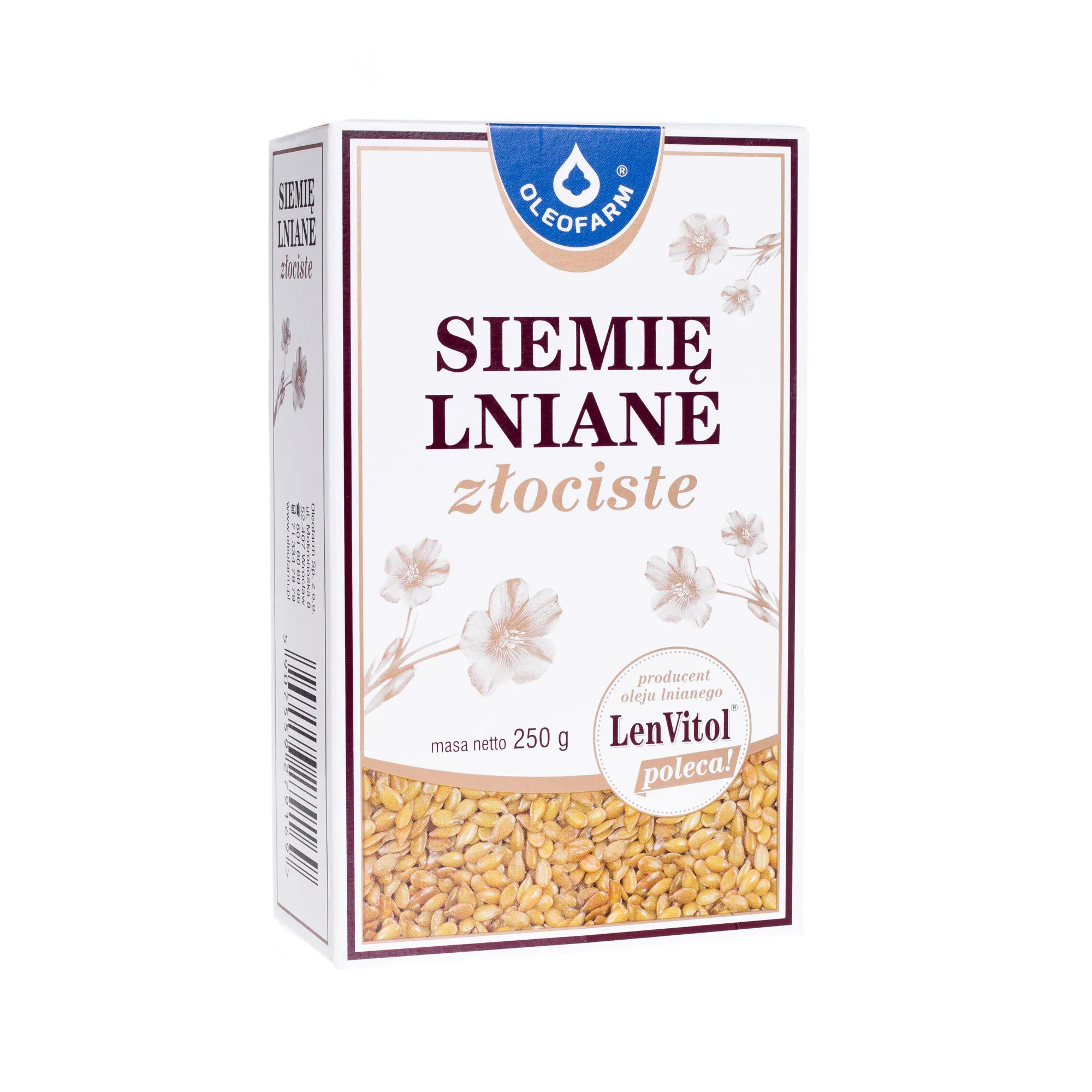 Siemie Lniane Złociste, 250 g