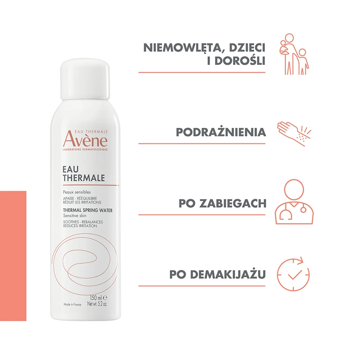 Avene woda termalna, 150 ml