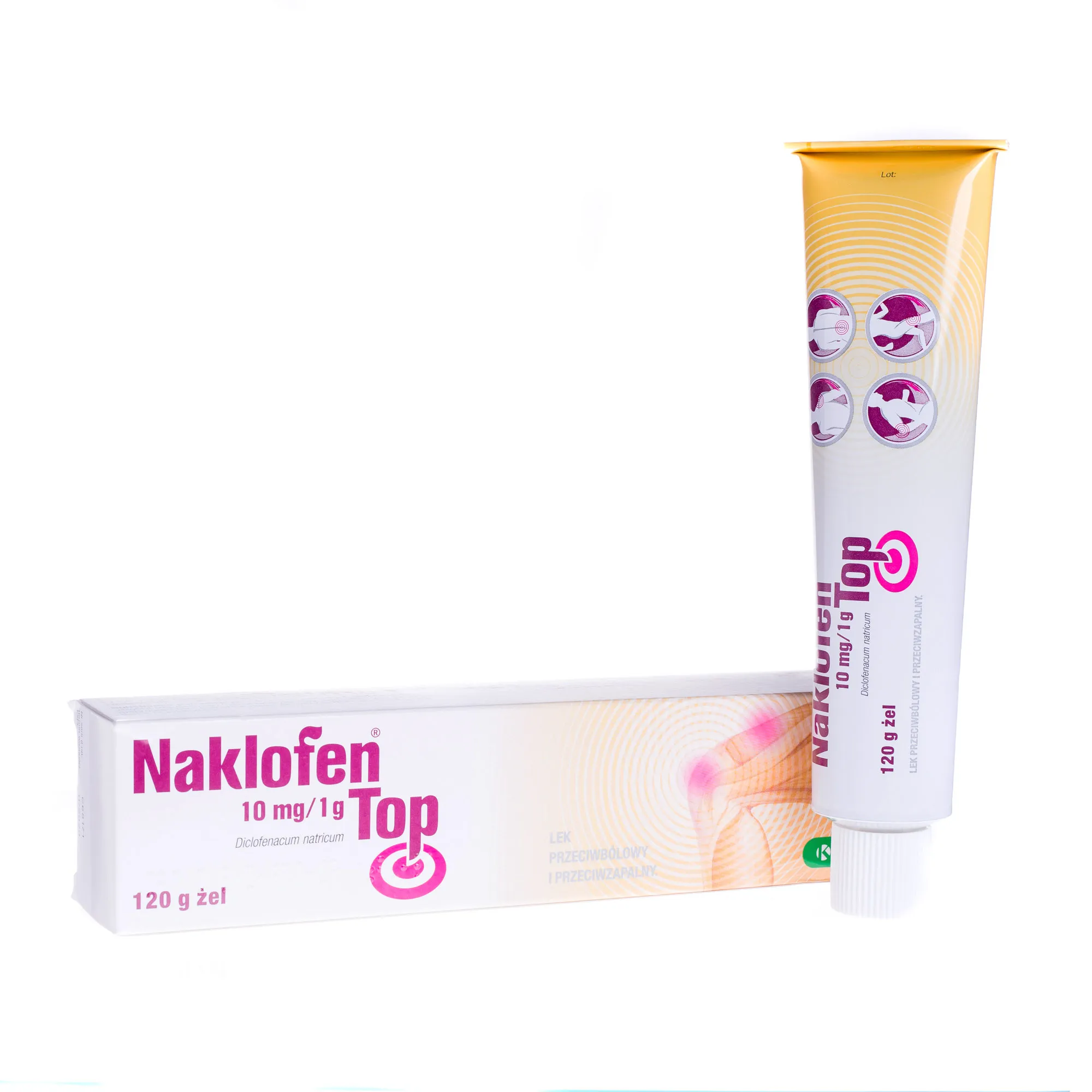 Naklofen Top, 10 mg/ 1 g, 120 g żel 