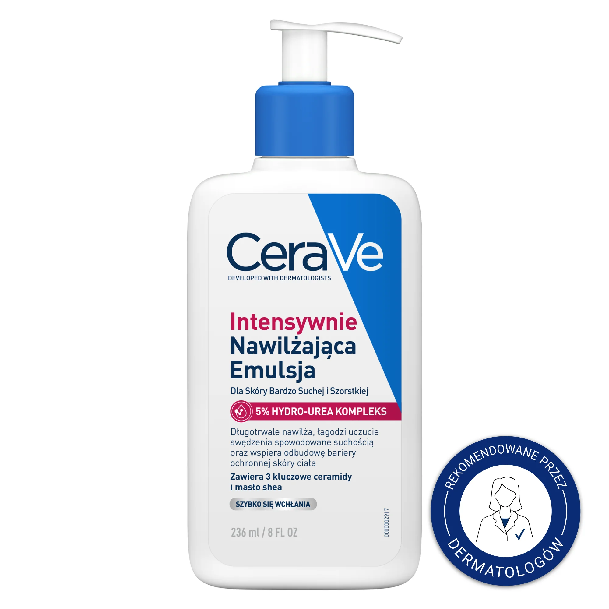 CeraVe emulsja intensywnie nawilżająca hydro-urea 5%, 236 ml