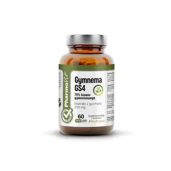 Pharmovit Gymnema GS4 75% kwasu gymnemowego, suplement diety, 60 kapsułek 