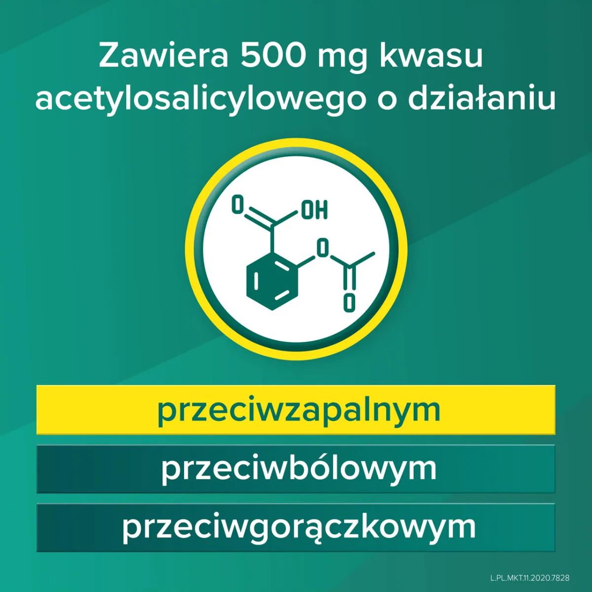 Aspirin Musująca, 500 mg, 12 tabletek musujących 