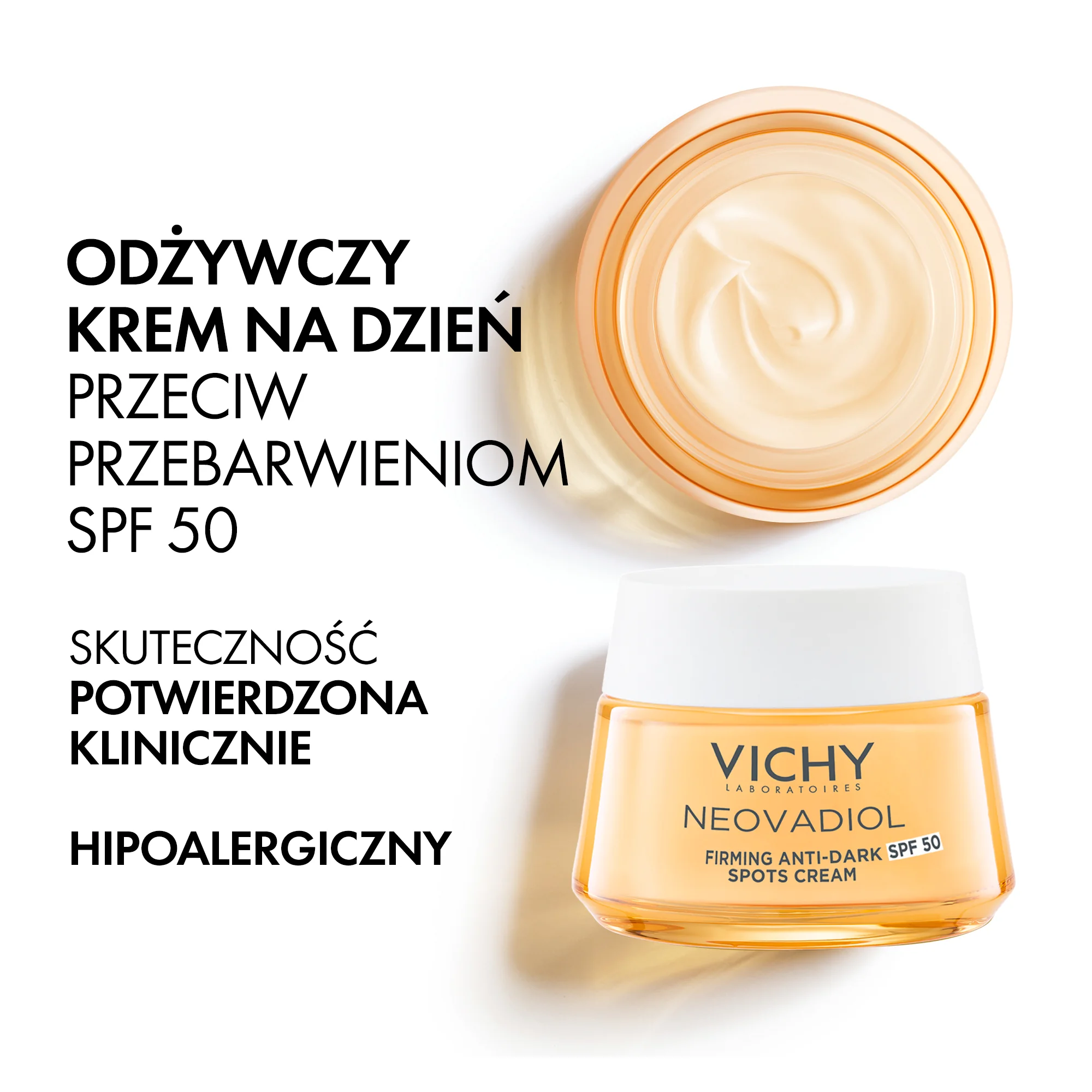 Vichy Neovadiol, Odżywczy krem na dzień przeciw przebarwieniom SPF 50, 50 ml
