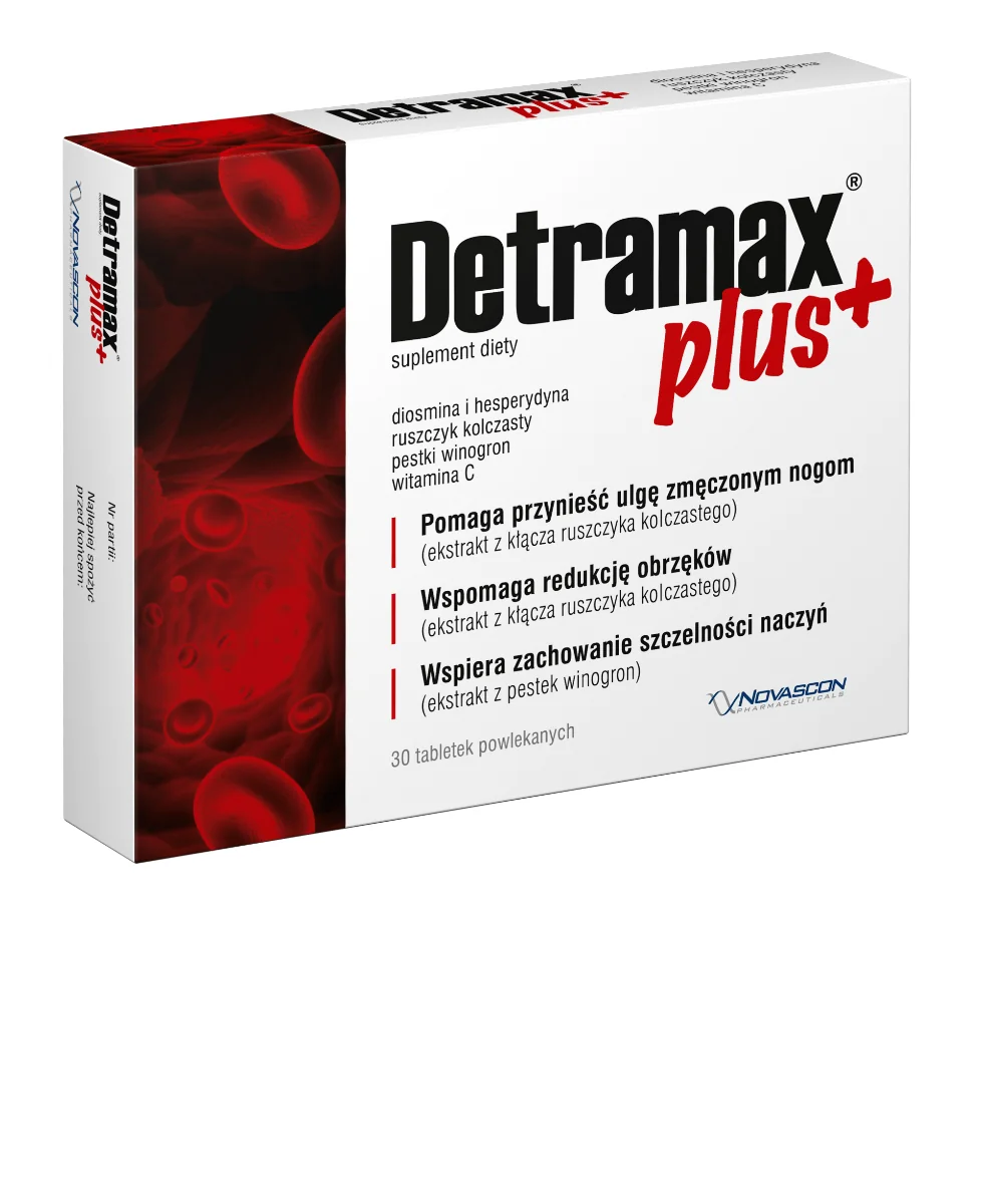 Detramax Plus suplement diety, 60 tabletek powlekanych