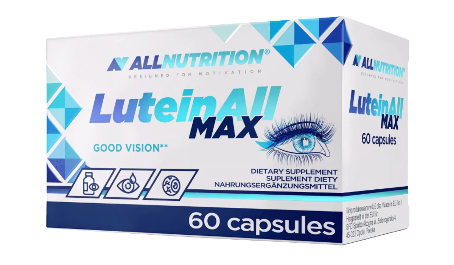 Allnutrition Luteinall Max, suplement diety, 60 kapsułek