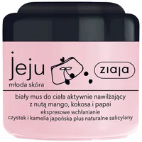 Ziaja Jeju, biały mus nawilżający do ciała, 200 ml