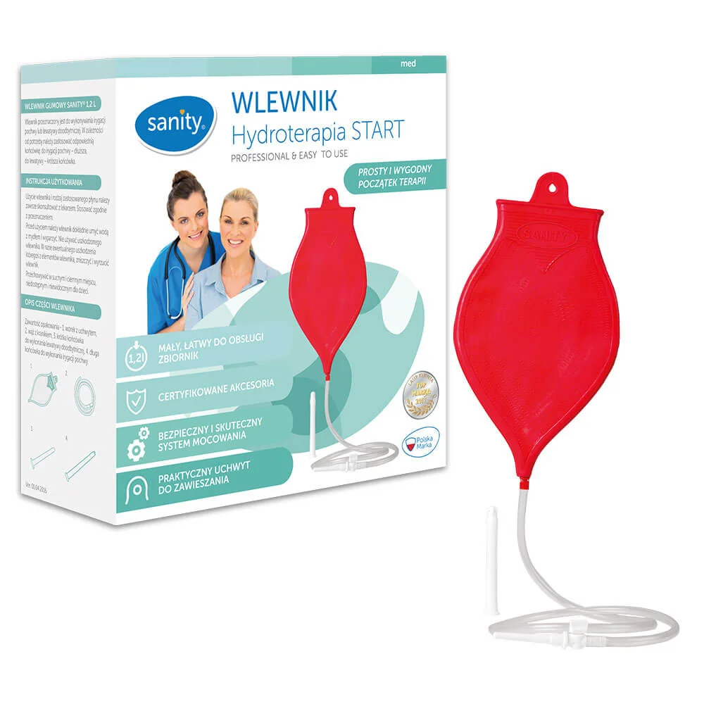 Sanity wlewnik gumowy 1,2 l