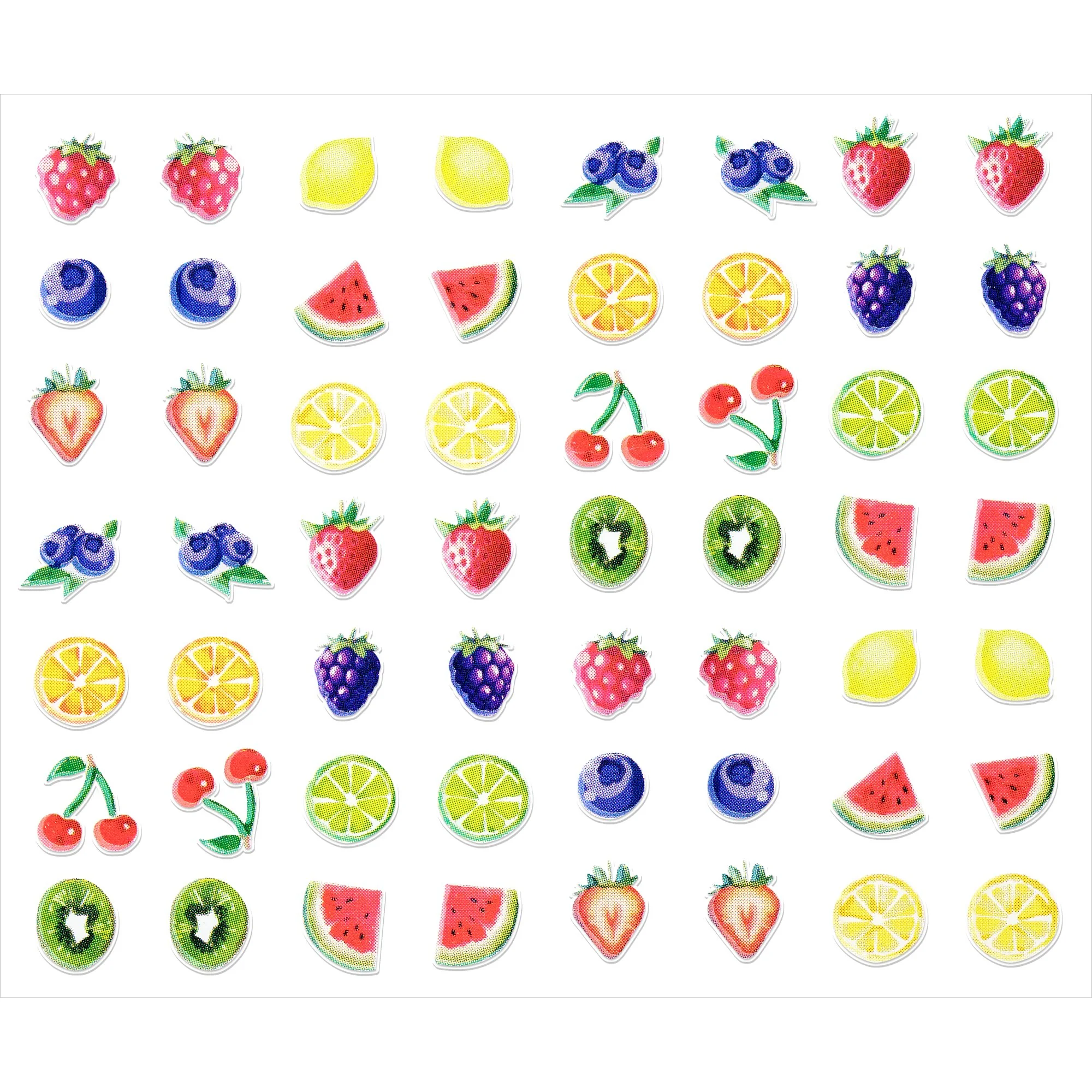 Essence Let's Get Juicy Fruity naklejki na paznokcie, 56 sztuk