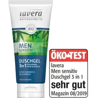 Lavera Men Sensitiv, szampon do włosów i ciała 3w1, 200 ml
