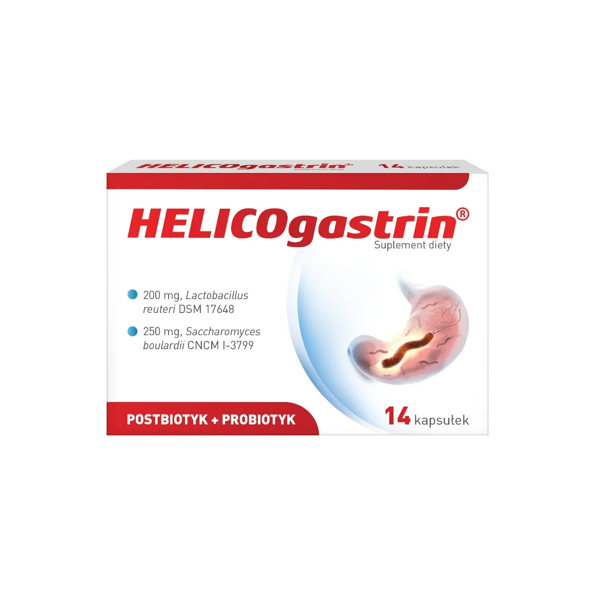 HELICOgastrin 14 kapsułek