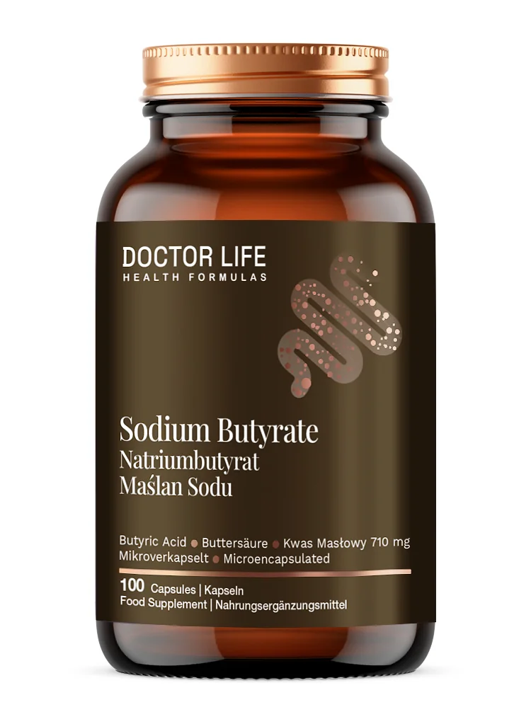 Doctor Life Maślan Sodu 1000mg 100 kapsułek
