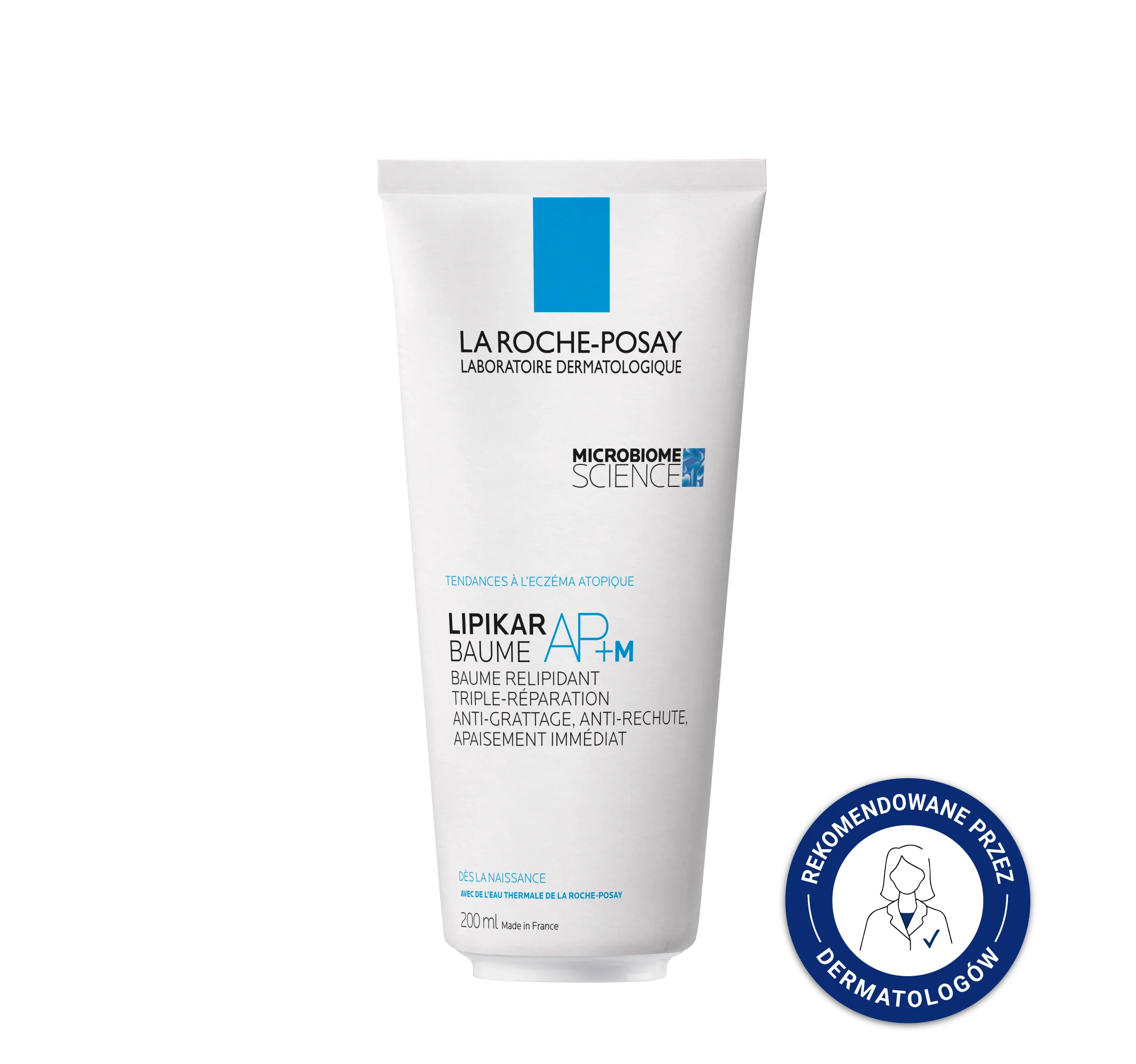 La Roche-Posay Lipikar Baume AP+M Eco-Tube kojący balsam do ciała, 200 ml