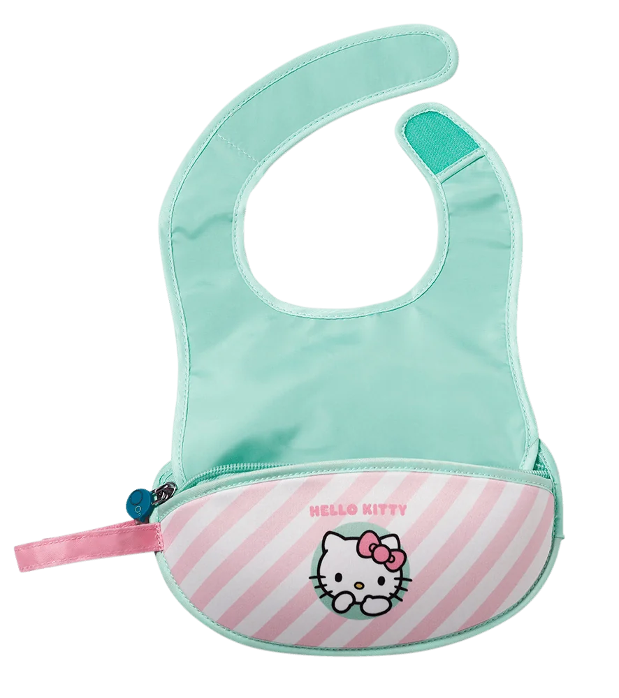 B.Box, śliniak dla niemowlaka w saszetce, hello kitty candy floss