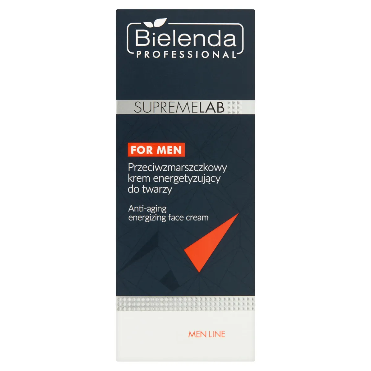 Bielenda Professional SupremeLab Men Line, przeciwzmarszczkowy krem energetyzujący do twarzy, 50 ml 