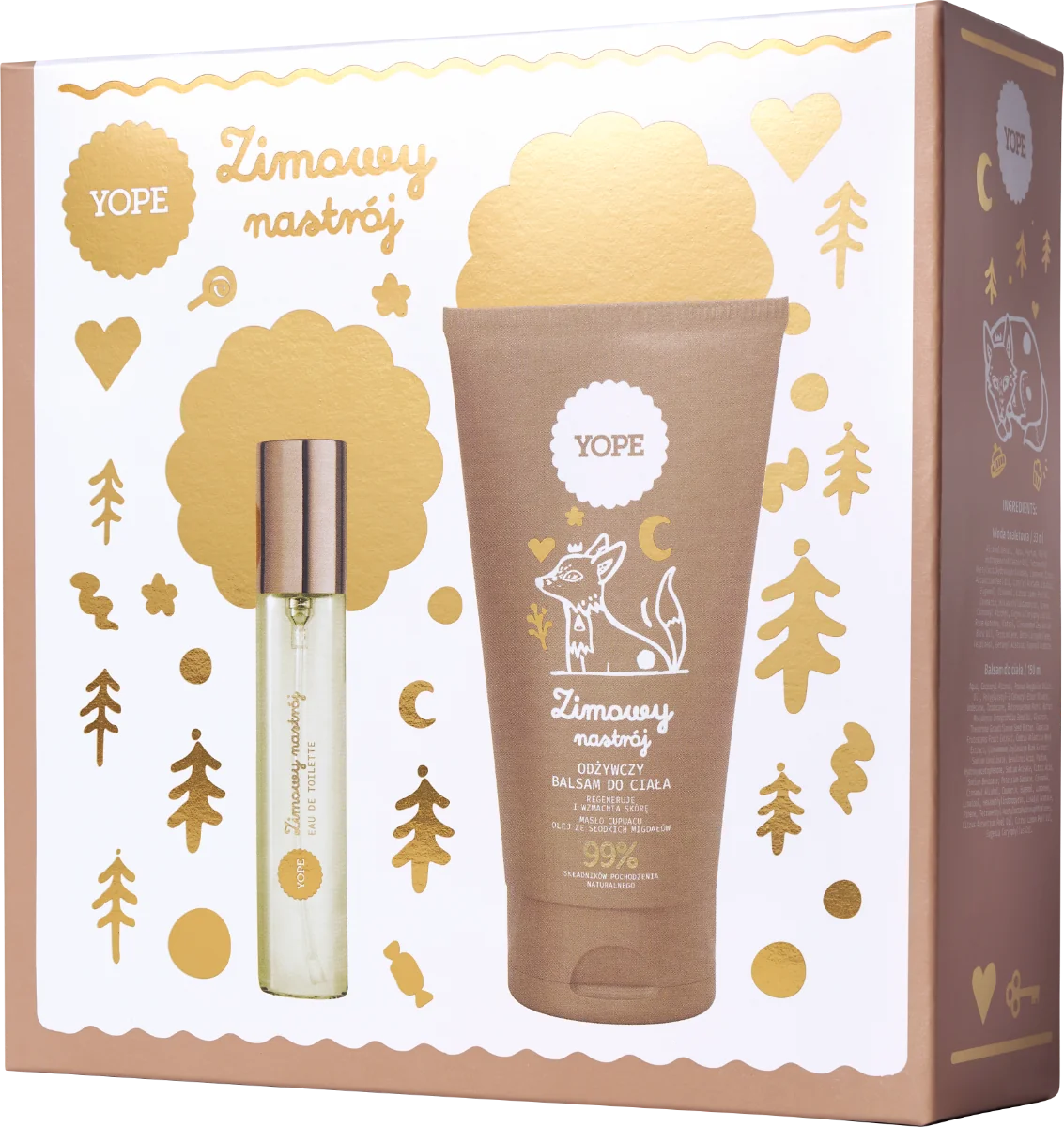 Yope Zestaw Zimowy Nastrój balsam do ciała, 150 ml + woda toaletowa, 33 ml