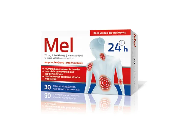 Mel, 7,5 mg, 30 tabletek ulegających rozpadowi w jamie ustnej