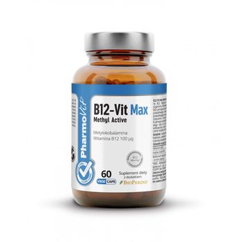 Pharmovit B12-Vit Max Methyl Active, suplement diety, 60 kapsułek 