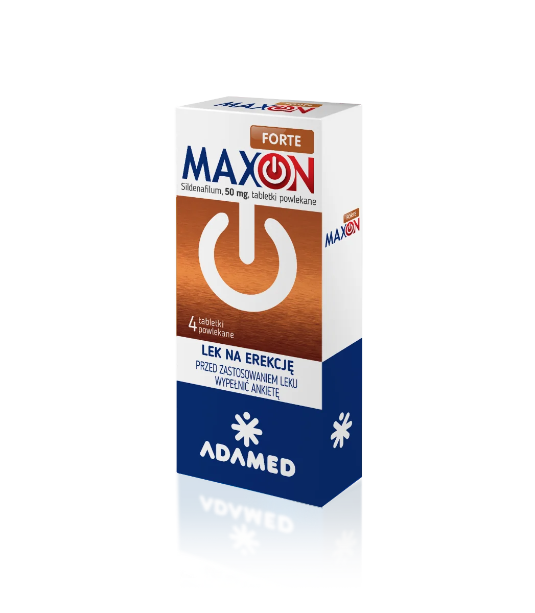 Maxon Forte 50 mg 4 tabletki powlekane