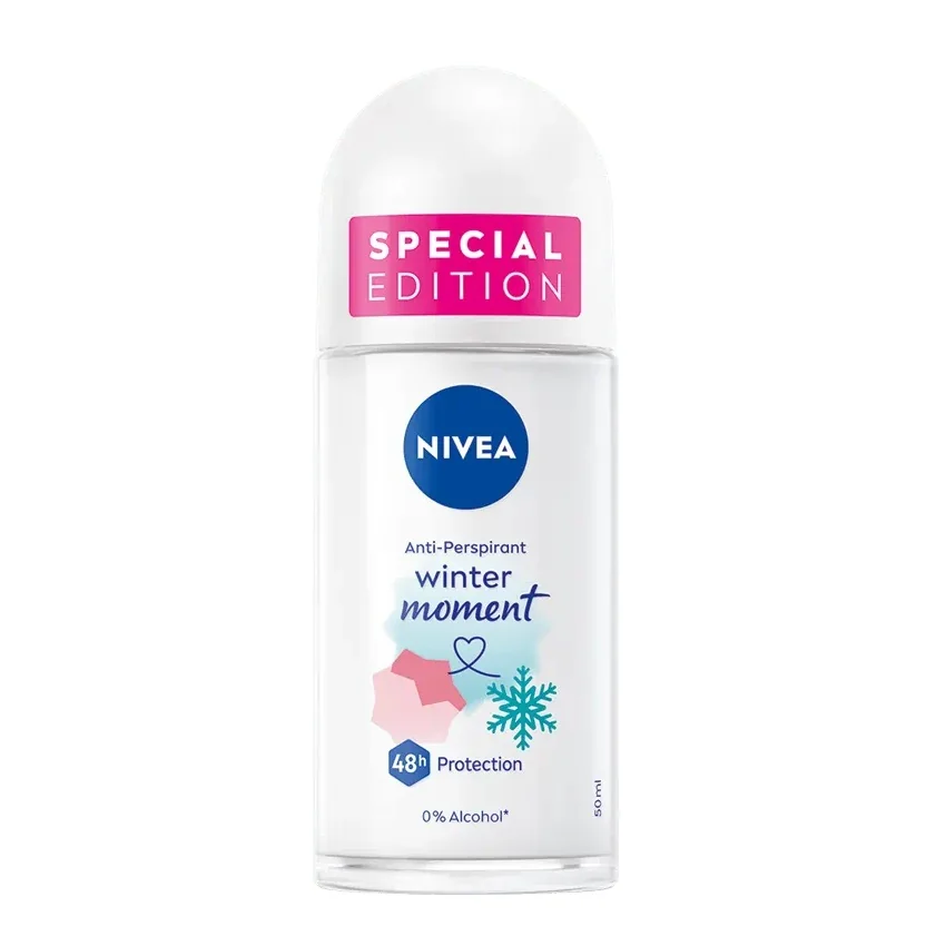 Nivea Winter Moment antyperspirant roll-on, 50 ml