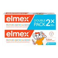 elmex pasta do zębów dla dzieci 0-6 lat, double pack, 2 x 50 ml