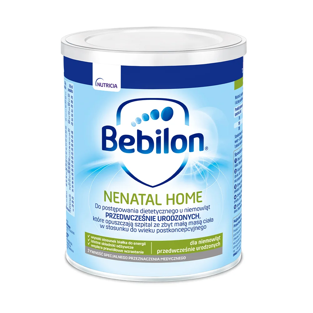 Bebilon Nenatal Home mleko dla niemowląt z niską masą urodzeniową, 400 g