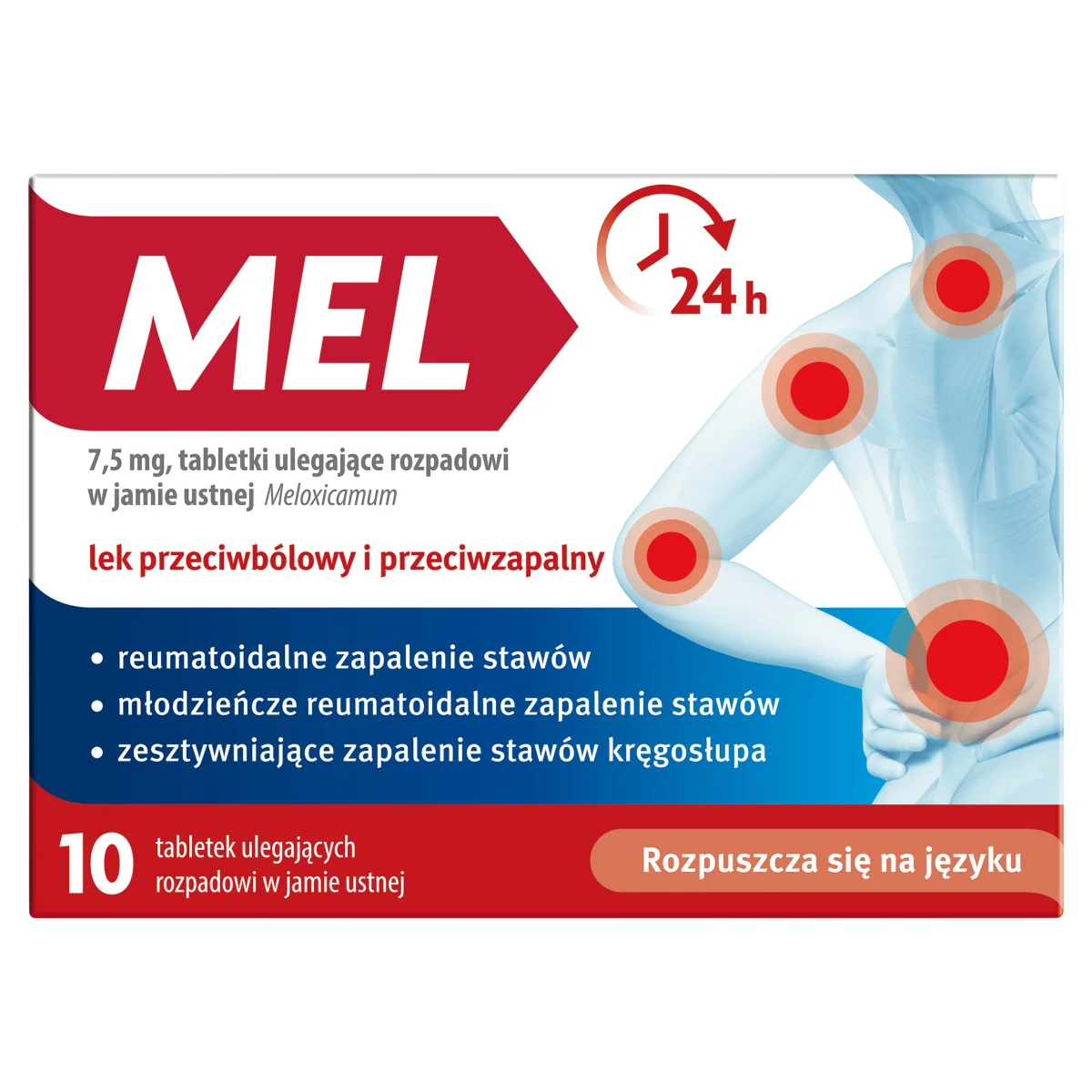 Mel 7,5 mg 10 tabletek