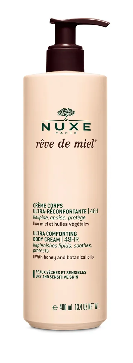Nuxe Rêve de Miel® Ultrakomfortowy, balsam do ciała, 400 ml. Data ważności  2022-05-31
