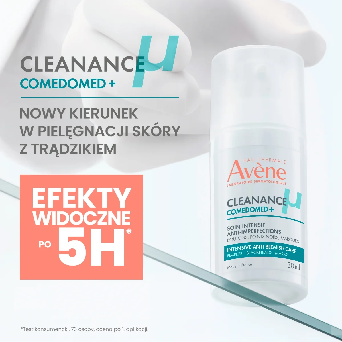 Avène Cleanance Comedomed+ intensywny krem-żel przeciw niedoskonałościom, 30 ml