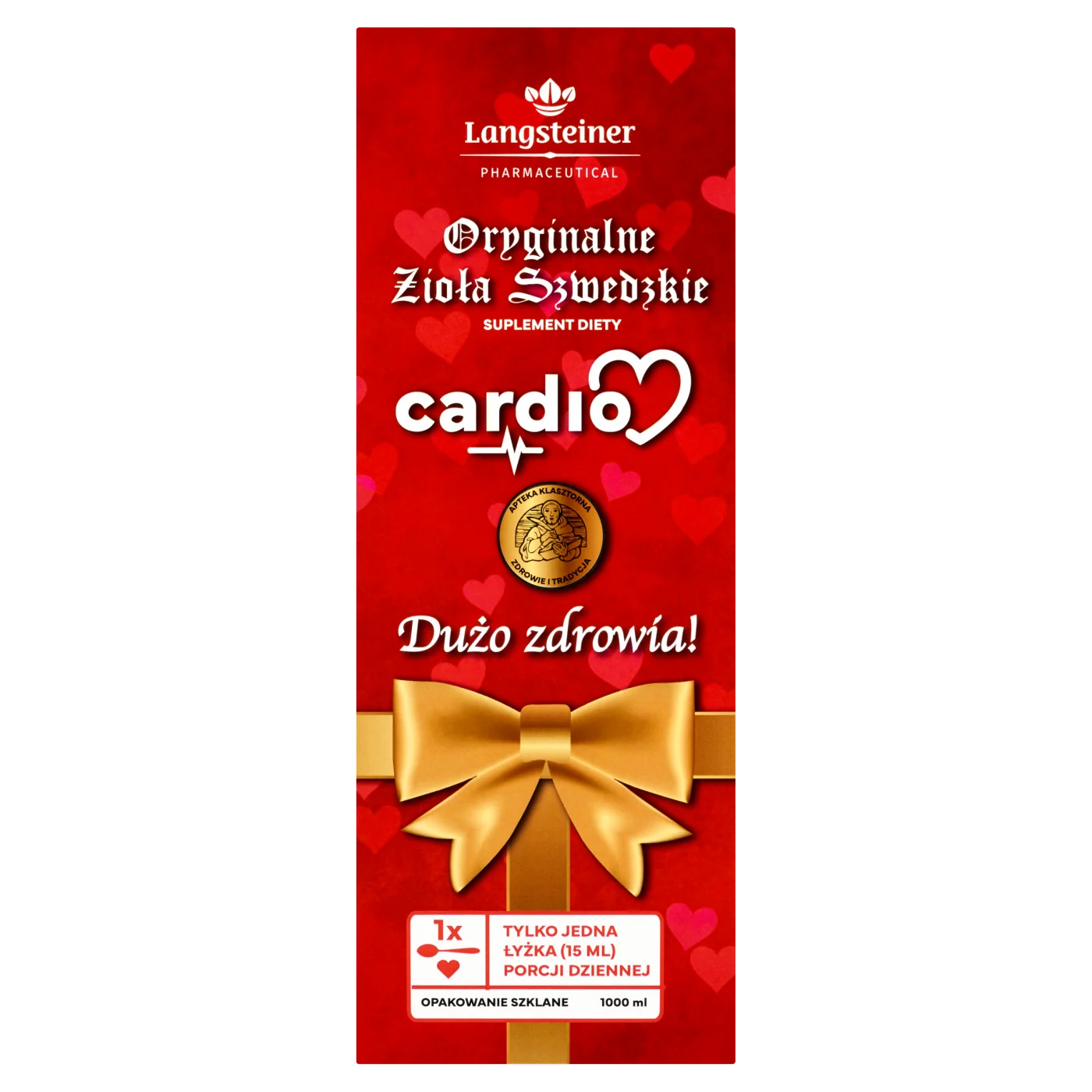 Langsteiner Oryginalne Zioła Szwedzkie Cardio 1000 ml