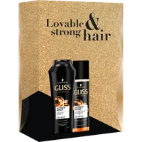 Schwarzkopf Gliss Ultimate Repair zestaw kosmetyków do włosów, 250 ml + 200 ml