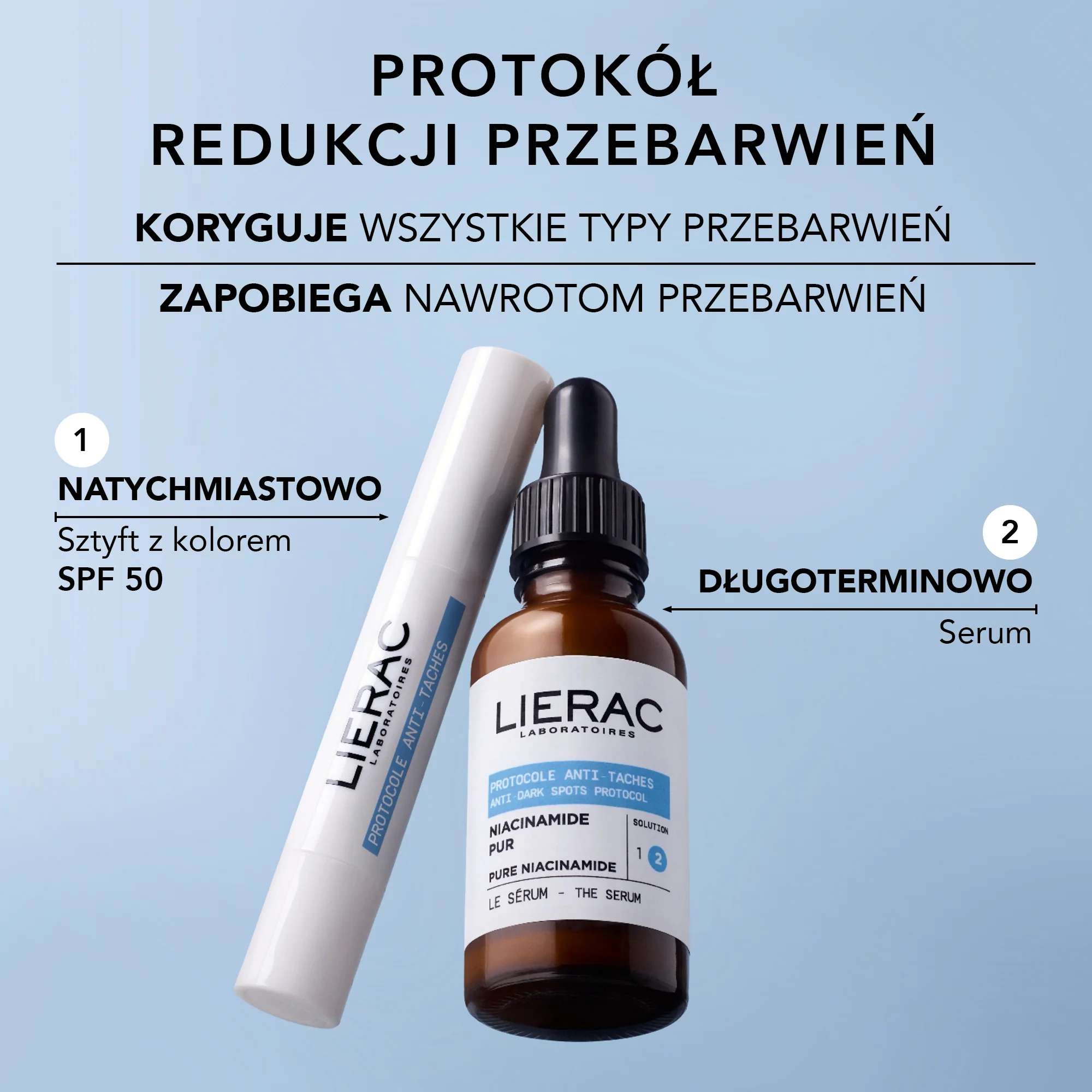 Lierac Protocole serum na przebarwienia z czystym niacynamidem, 30 ml