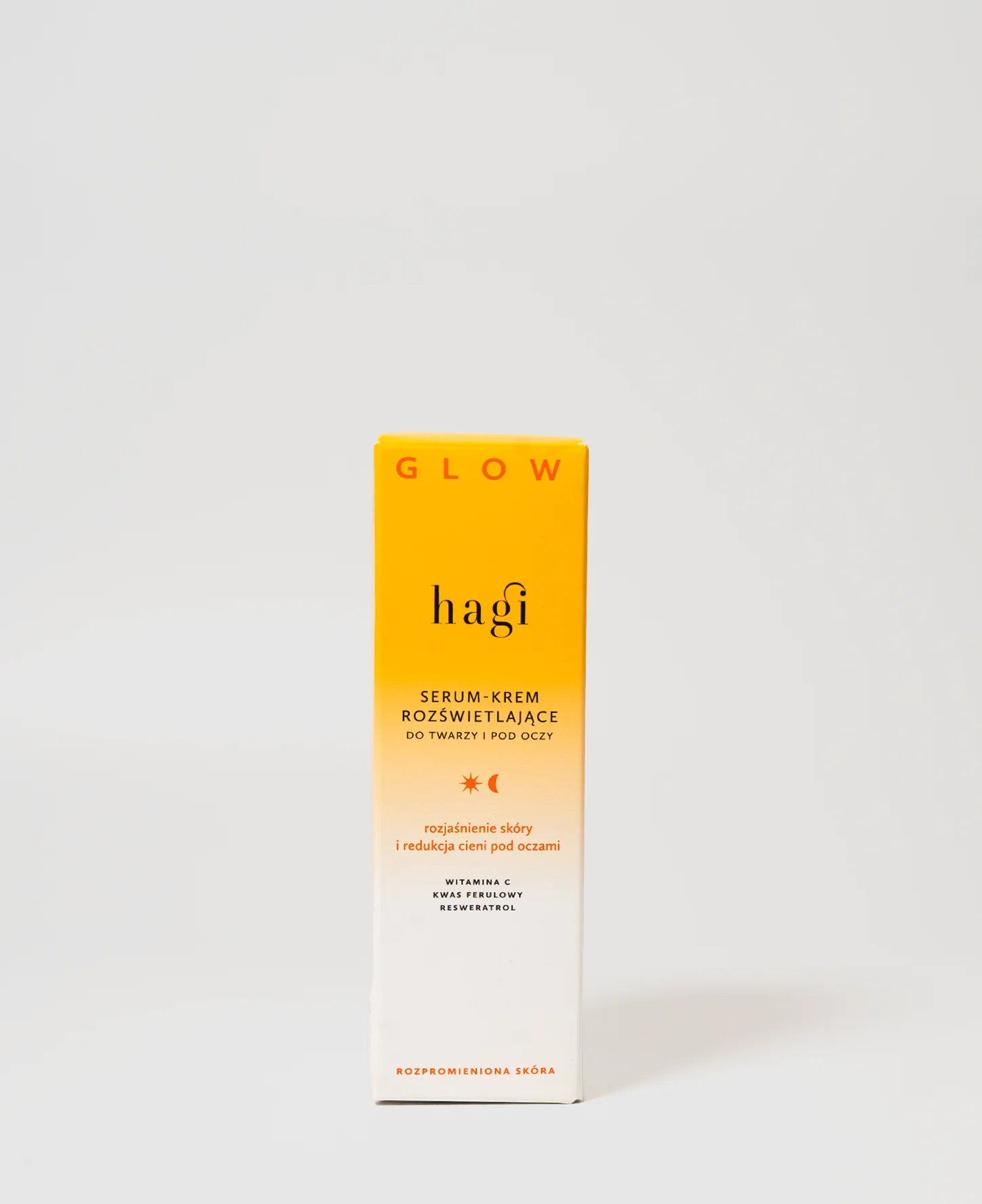 Hagi Glow rozświetlająco-nawilżające do twarzy na dzień i na noc, 30 ml