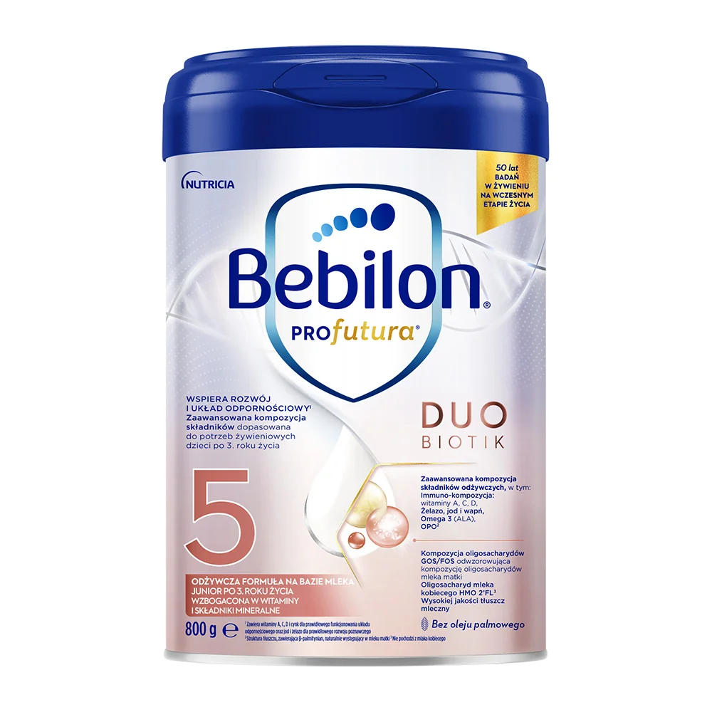 Bebilon Profutura DuoBiotik 5 odżywcza formuła na bazie mleka, dla przedszkolaka, 800 g