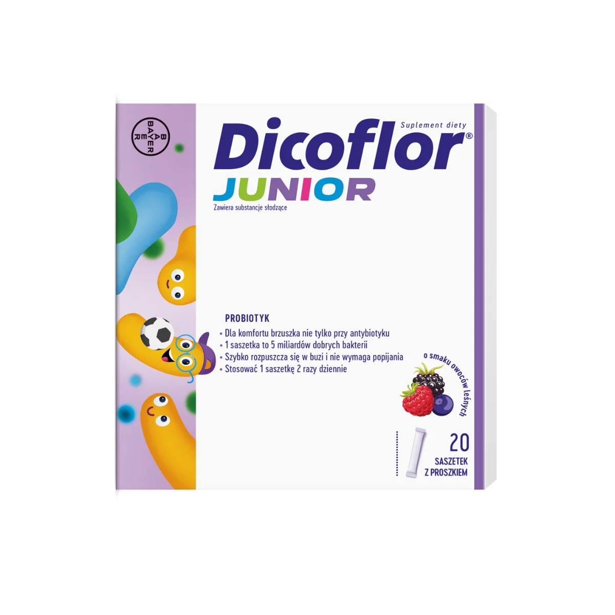 Dicoflor Junior 20 saszetek