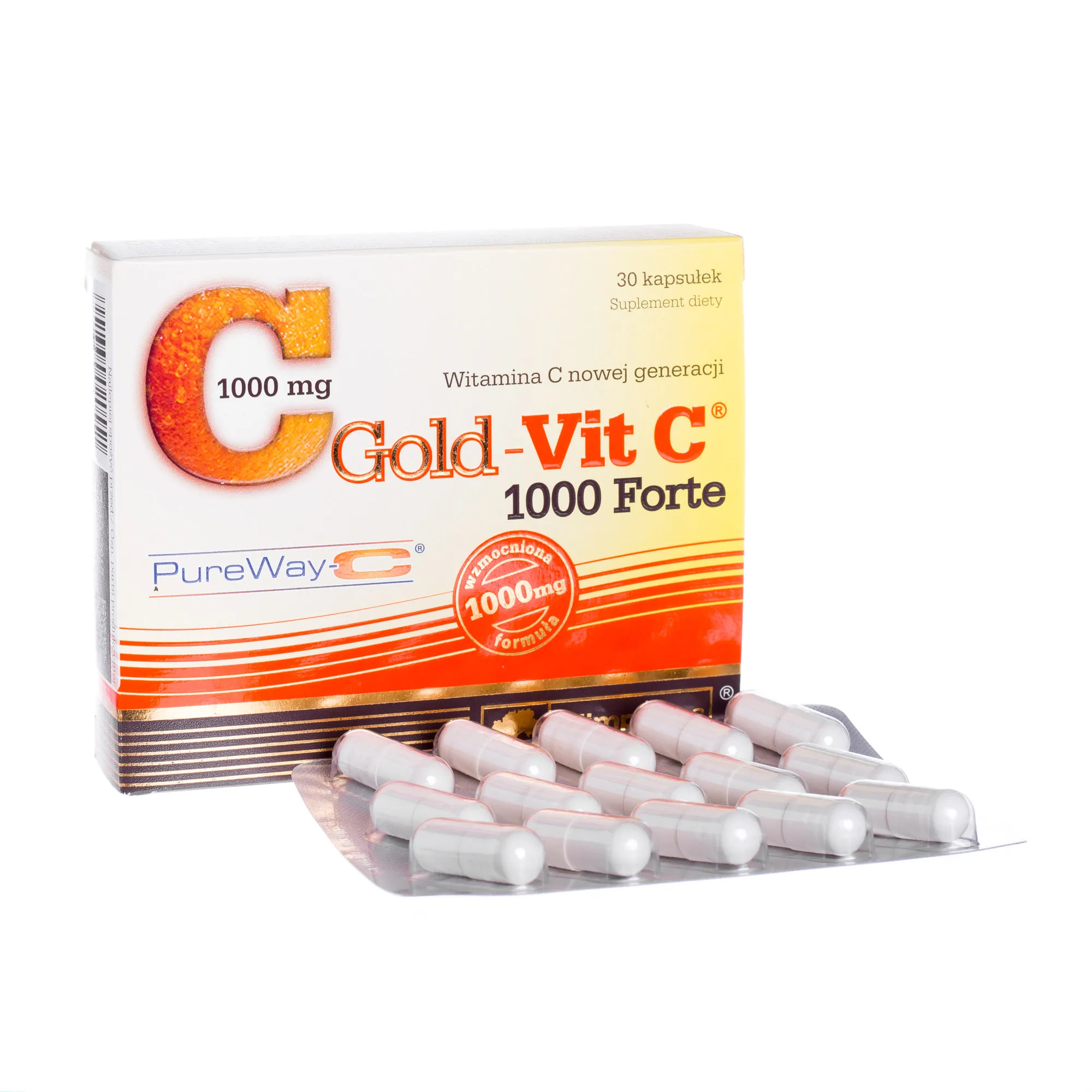 Olimp Gold-Vit. C Forte 1000 mg, suplement diety, 30 kapsułek
