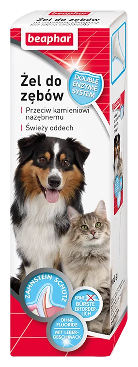 Beaphar Dental Care żel o smaku mięsa do mycia zębów dla psów i kotów, 100 g