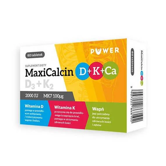 Maxicalin D+K+Ca 60 tabletek