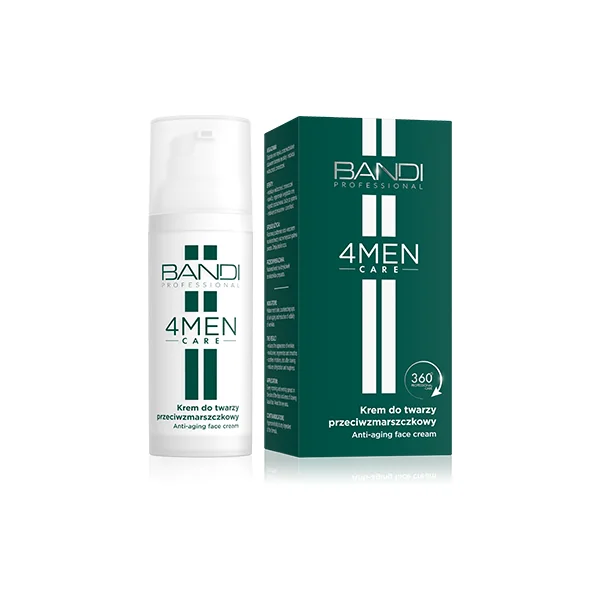 BANDI 4Men Care krem do twarzy przeciwzmarszczkowy, 50 ml