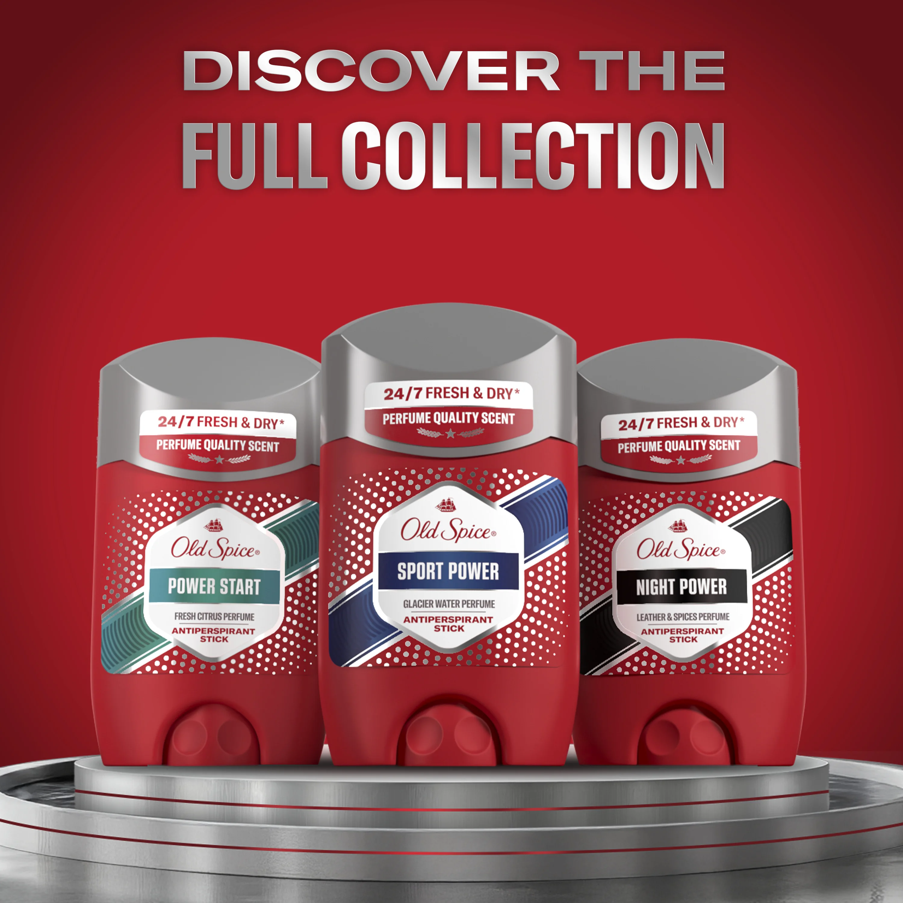 Old Spice Power Start antyperspirant w sztyfcie, 50 ml
