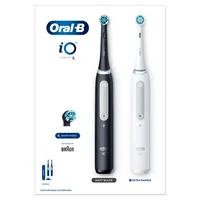 Oral-B iO Series 4 Duo Black/White szczoteczka elektryczna do zębów, 2 szt.