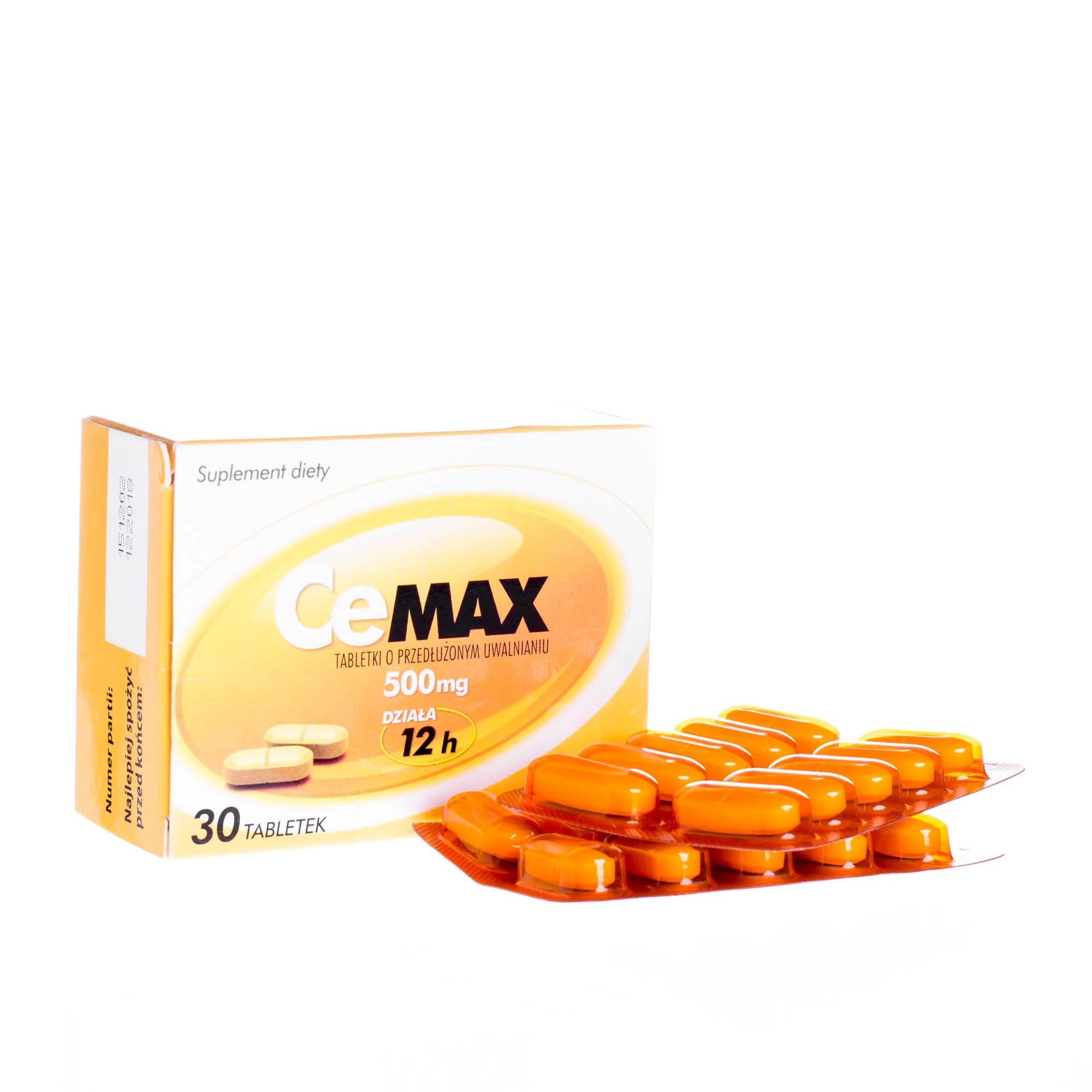 Cemax 500 mg tabletki o przedłużonym uwalnianiu, 30 sztuk