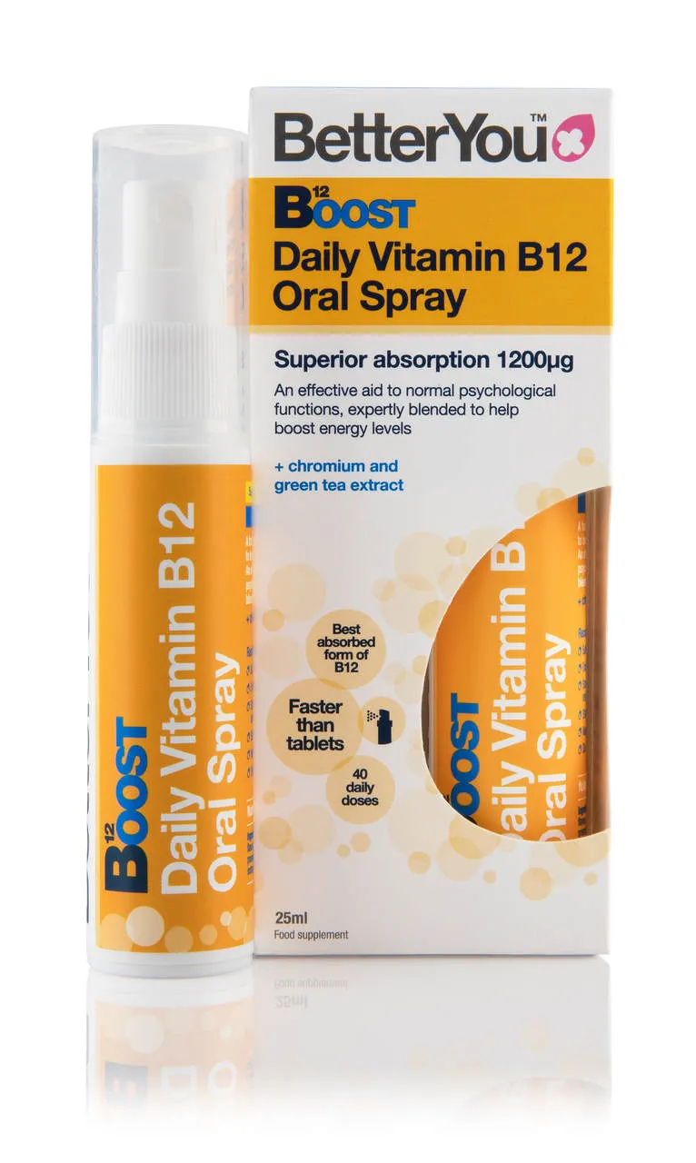 Better You Witamina B12 Boost Pure Energy, suplement diety, spray, 25 ml
