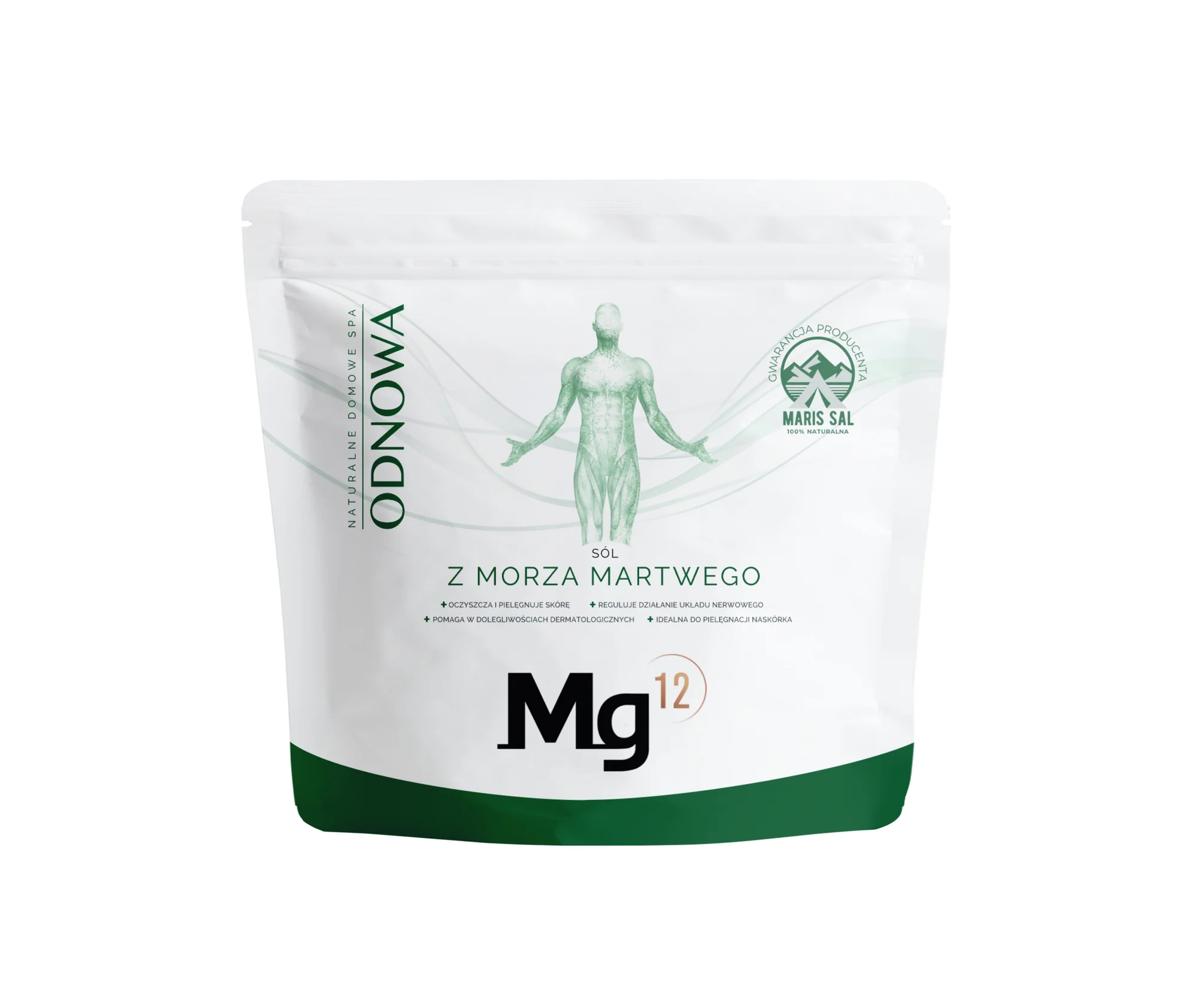 Mg12 Odnowa sól z Morza Martwego, 1 kg